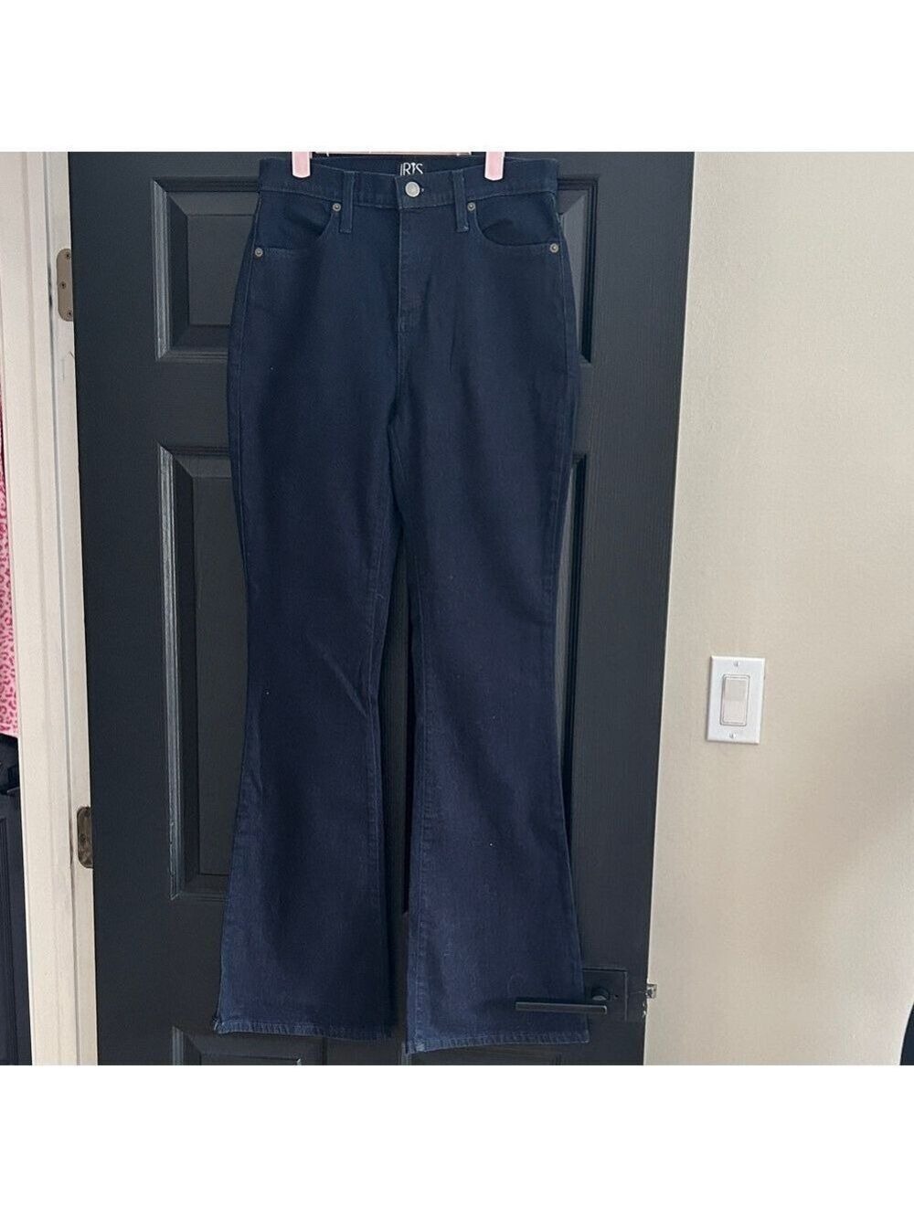Iris Dark Indigo Women's Flare curvy Jeans